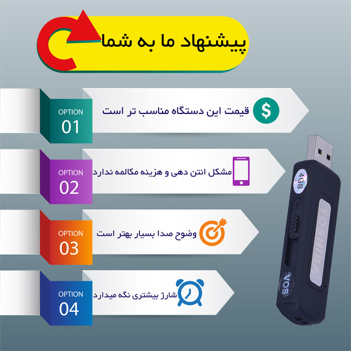 فلش مموری ضبط صدا 